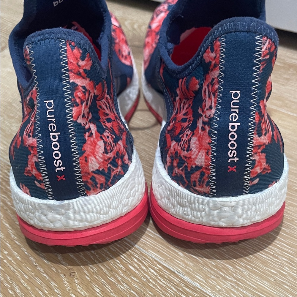 Adidas Pureboost Women's Sneakers - Red Floral - Picture 3 of 5